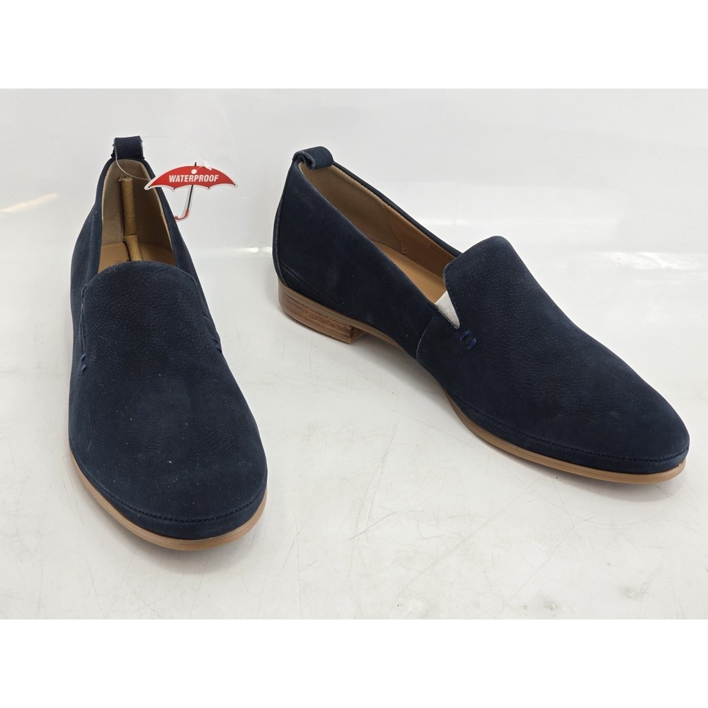 Blondo Women's Bridget Loafer Flat, Style#BRID01SD, Size 11M, Navy Nubuck